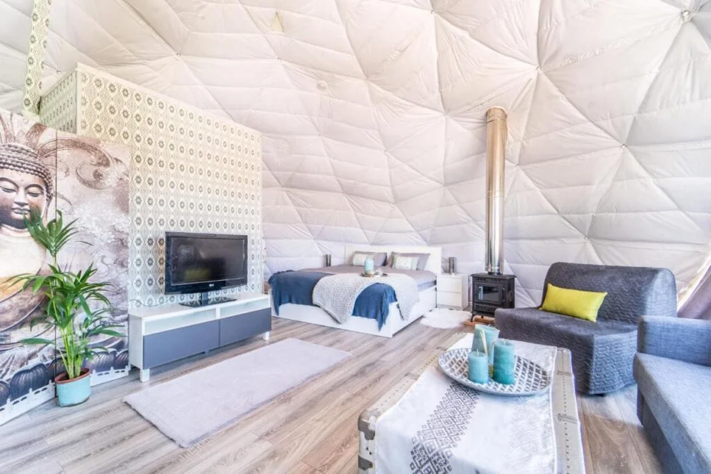luxury dome retreat dudar habitaciones burbujas y domos cerca de murcia