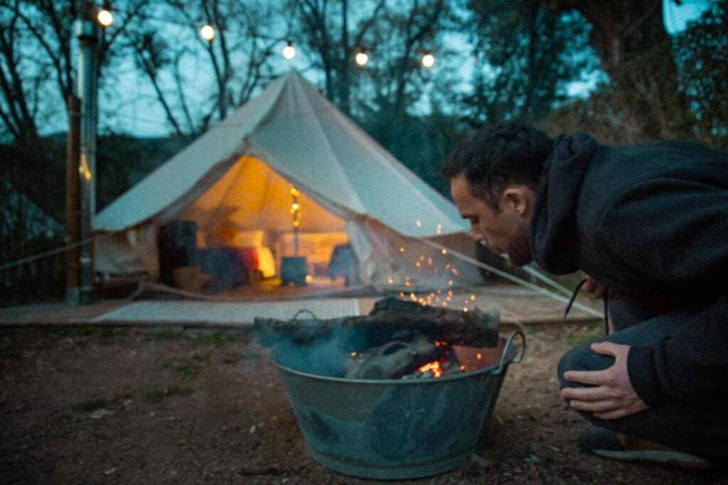 glamping tipis en granada con Kampaoh Sierra Nevada