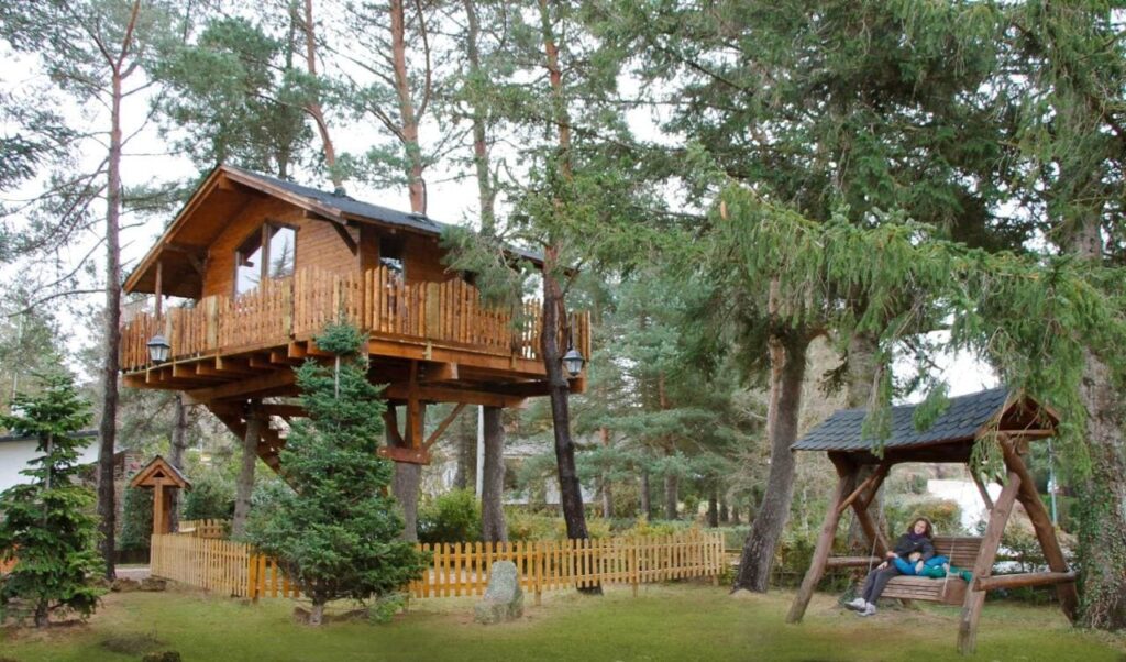 cabañas arbol en xalet de prades